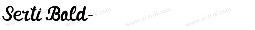 Serti Bold字体转换 Serti Bold字体转换